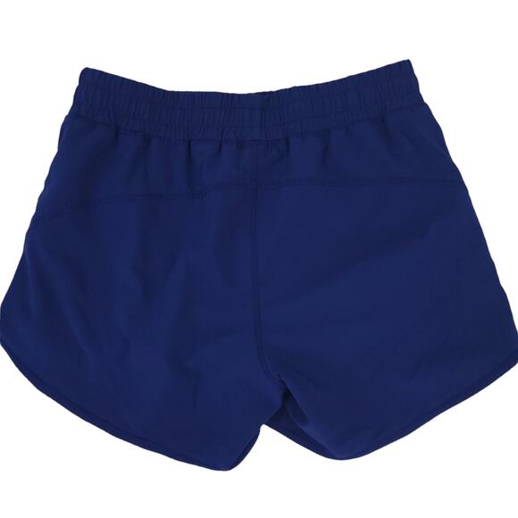 Orange Theory Lined Athletic Shorts Medium Navy Blue, Thick Waistband, Workout - Picture 2 of 4